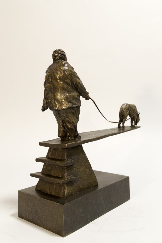 A View from the Shore – Michael Hermesh, Bronze, 13.5 X 14 X 5 inches, New Bronze Releases by Michael Hermesh